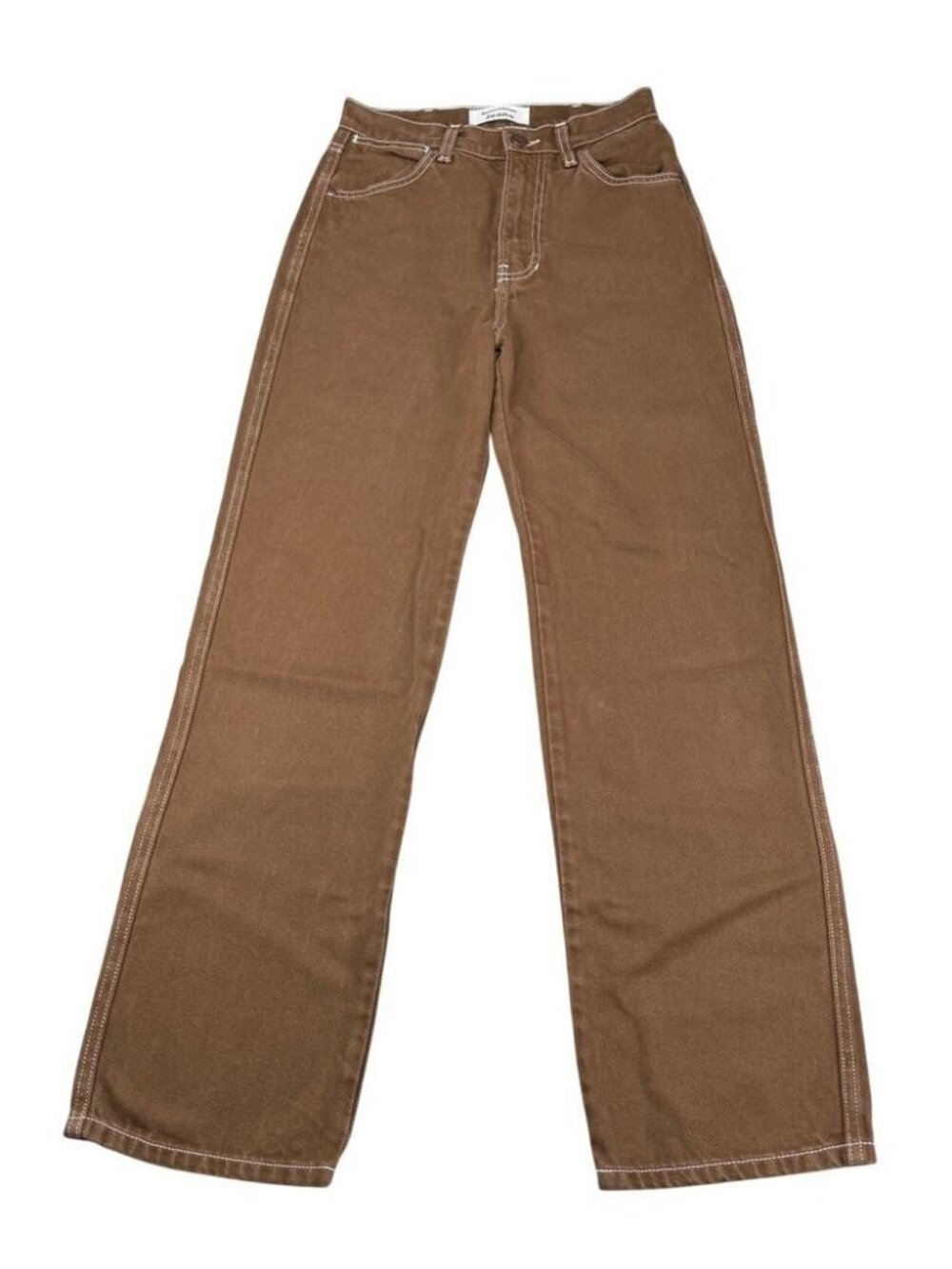 Reformation Cowboy Straight Jeans High Rise Chocolate - Picture 3 of 8